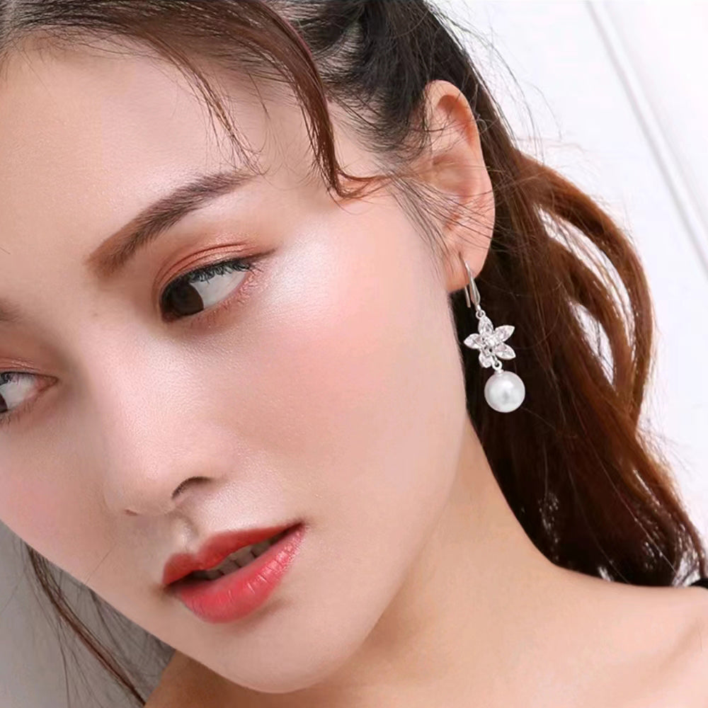 Fashion Bauhinia Opal Earrings